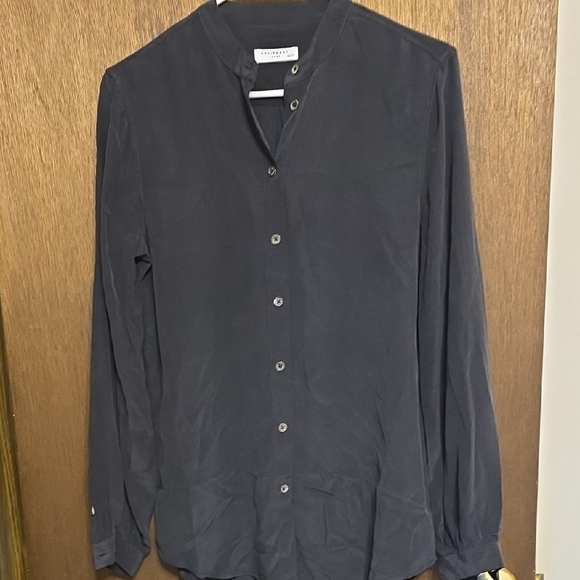 Equipment Charcoal Button-Up Shirt - Picture 1 of 5